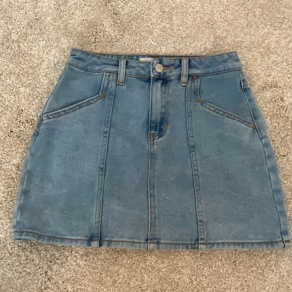 jean skirt
